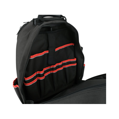 Рюкзак для инструментов YATO на колесах 350x275x505 мм, 27 л с телескопической ручкой YT-74287