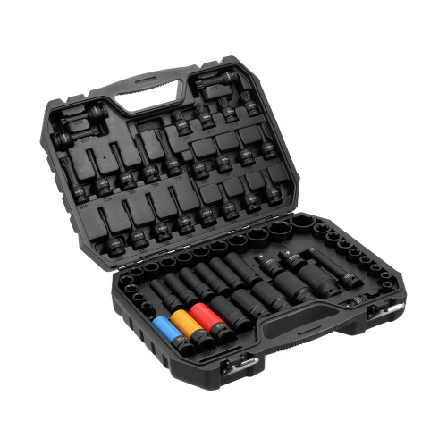 Набір ударних головок і біт з аксесуарами 1/2", 64 предмета YATO YT-10260 (CrMo, AS-Drive)