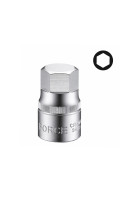 Головка-шестигранник 6мм 1/2" HEX FORCE 34406 F
