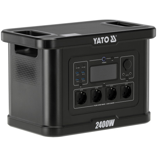 Портативная электростанция YATO LiFePO4 4500 Вт, 2232 Вт·ч 230V AC / USB YT-83095