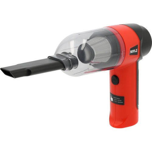 Порохотяг акумуляторний YATO Li-Ion 7,4 В 2 Аг, 70 Вт, HEPA, з подовжувачем і насадками YT-85687