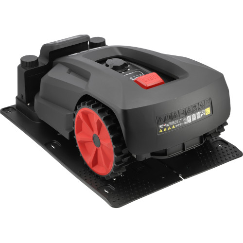 Газонокосарка робот акумуляторна YATO Li-Ion 20 В 4 А·год, площа до 800 м², ширина покосу 18 см, висота 20-60 мм YT-852092