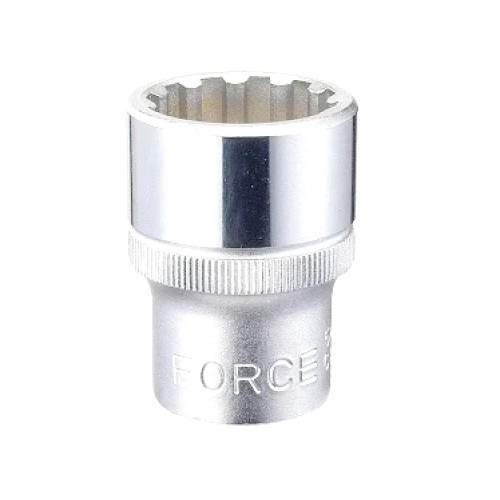 Головки универсальные 12-гранные Spline, квадрат 1/2", L=38 мм FORCE 54Q08 Series