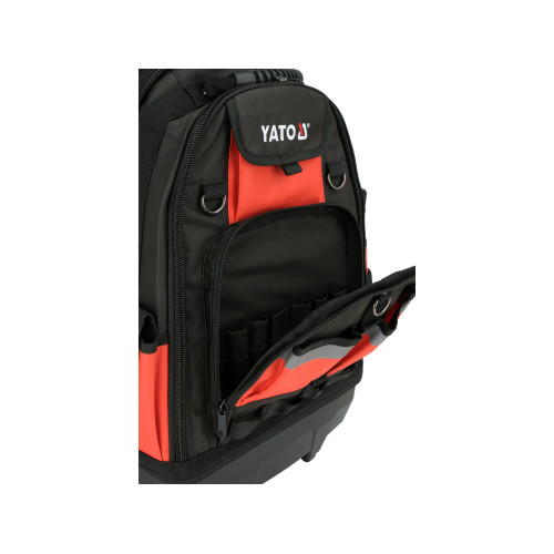 Рюкзак для инструментов YATO на колесах 370x230x570 мм, 48 л с телескопической ручкой YT-74288