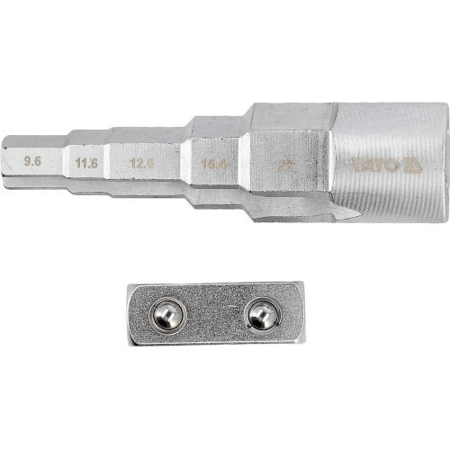 Ключ ступеневий YATO квадрат 1/2" для головок 3/8", 29/68", 1/2", 21/32", 27/32" YT-03319