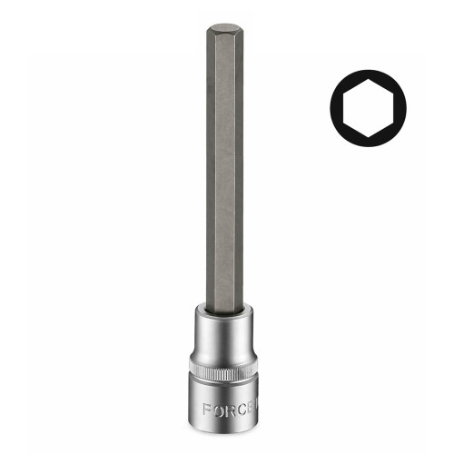 Головка-бита HEX 8 мм, привод 1/2", L=190 мм FORCE 34419008 F