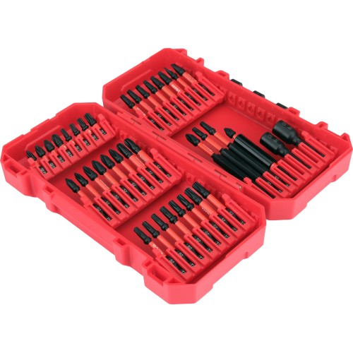 Набор ударных бит YATO PH, SQ, Torx, SL, магнитные насадки и держатель 1/4", 39 предметов YT-78076