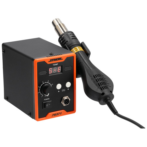 Паяльная станция цифровая с горячим воздухом STHOR 79371, 750 Вт, 100-500°C
