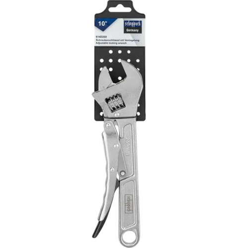 Ключ разводной с гейферным зажимом 250 мм, раскрытие губок до 30 мм Scheppach SCH-614D250