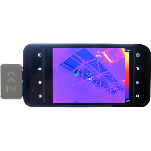 Камера тепловизионная YATO с USB-C, диапазон температур -15…+150°C / 150…+550°C, 5 В YT-72931