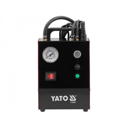 Устройство для прокачки тормозной системы YATO 35 Вт, 3 адаптера, шланг 3,5 м YT-06833