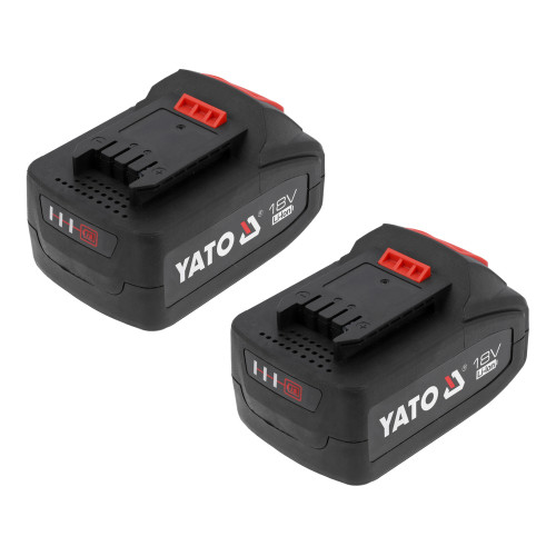 Шлифмашина угловая аккумуляторная бесщеточная YATO 18 В, 125 мм, плавный пуск YT-828252