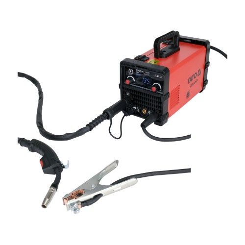 Сварочный аппарат инверторный MIG-FLUX/MMA/TIG Lift 30–125 А, 230 В YATO MagMate 135E YT-81400