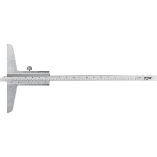 Глибиномір повзунковий YATO 0-150 мм ±0.03 мм YT-72240