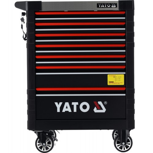 Шафа-візок для інструментів YATO 7 шухляд, 985 × 775 × 465 мм, 4 колеса, центральний замок, 2 ключі YT-09034