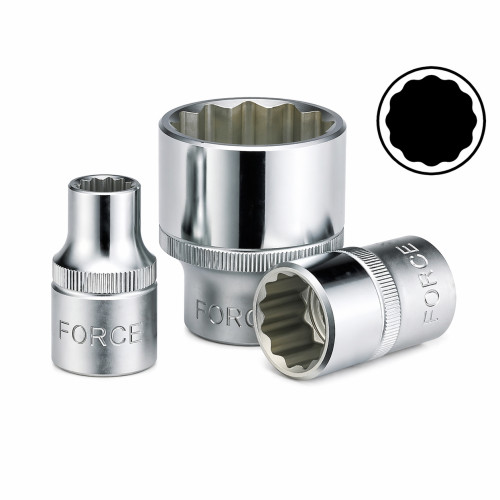 Головки WHITWORTH 12-гранные, привод 1/2", L=38 мм FORCE 548W… F Series
