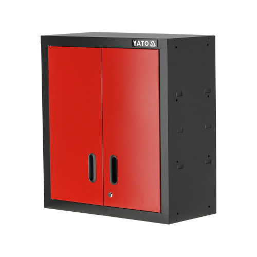 Шкаф настенный для мастерской YATO 660 x 305 x 712 мм, 2 двери, 2 ключа YT-089351