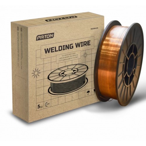 Сварочная проволока PATON ER70S-6 (Св-08Г2С), 0.8 мм, 5 кг