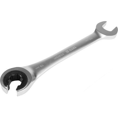 Ключ рожково-накидной с трещоткой YATO 19 мм, L=230 мм YT-01341