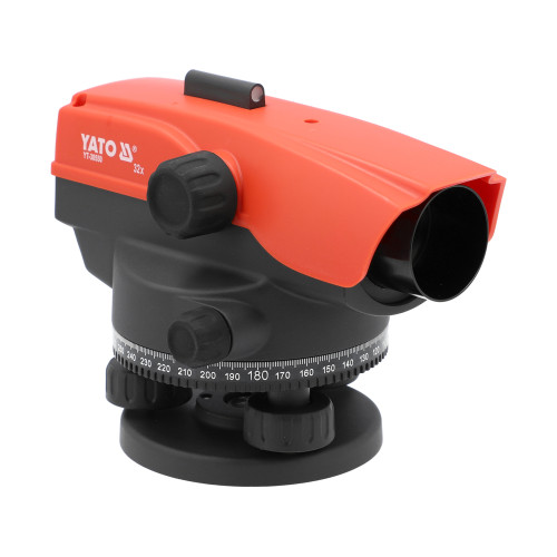 Нівелір оптичний авто-налашт YATO об`єктив Ø= 38мм, кратніс- 32Х, радіус дії- 1-55м, точніс- 1мм/30м