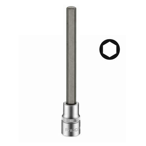 Головка-бита HEX 6 мм, привод 3/8", L=220 мм FORCE 33422006 F