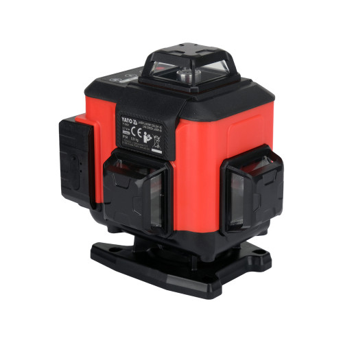 Рівень лазерний на 4-площини зелен пром YATO діап.- 30 м, живл.- 2 Li-Ion акумул 3.7 V з обладнанням