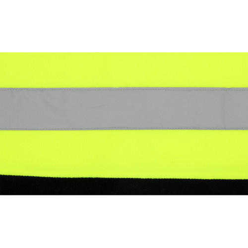 Куртка флисовая светоотражающая YATO размер XL; 3 кармана, рост- 180-184 см, 100%- полиэстер