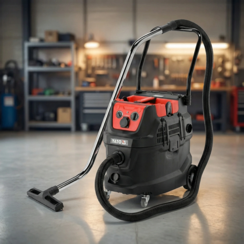 Промышленный пылесос с автоматической очисткой фильтра 40 л YATO YT-85717 (1600 / 3600 Вт)