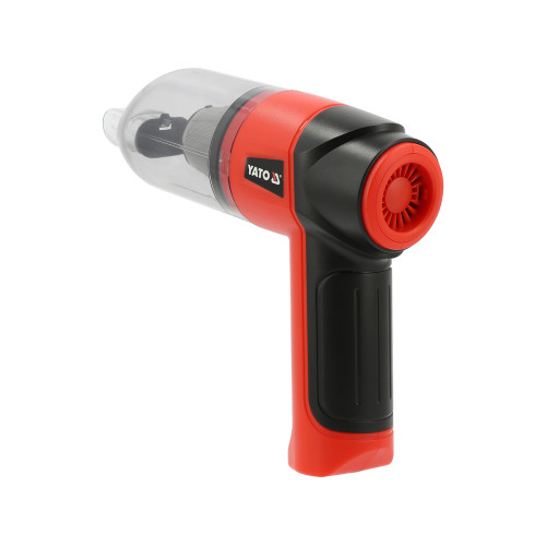 Порохотяг акумуляторний YATO Li-Ion 7,4 В 2 Аг, 70 Вт, HEPA, з подовжувачем і насадками YT-85687