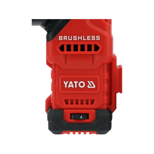 Перфоратор аккумуляторный YATO SDS+ 18 В, 2×4 А·ч, 2.8 Дж, до 26 мм (бетон), 3 режима YT-827724