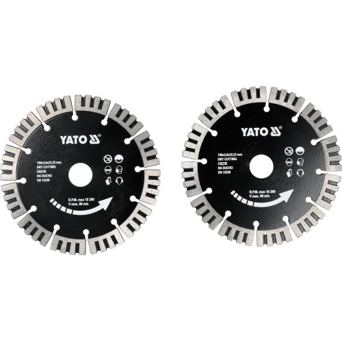 Штроборез сетевой YATO 1800 Вт, Ø150 мм, глубина/ширина 40/30 мм YT-82016