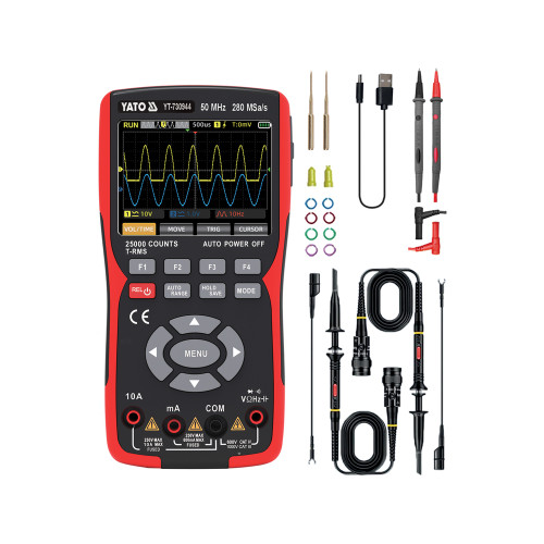 Мультиметр цифровой с функцией осциллографа YATO YT-730944