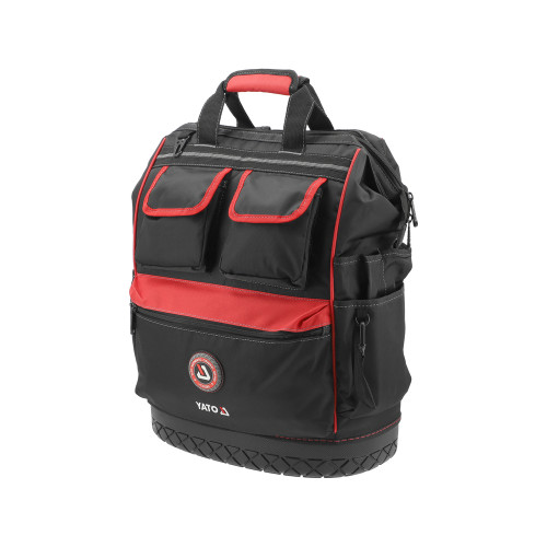 Рюкзак для инструментов YATO с 2 плечевыми ремнями, 385x200x485 мм, водостойкий YT-74285