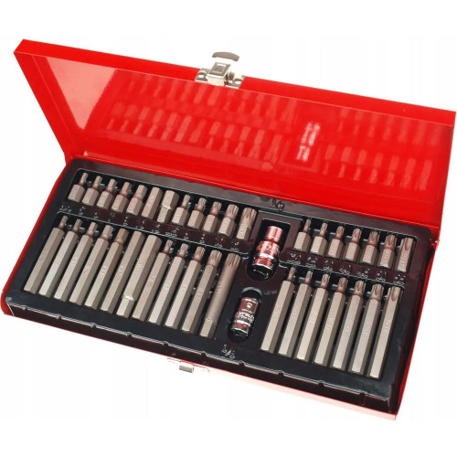 Набор бит HEX / SPLINE / TORX 40 ед. (сталь S2) KBGlobal KB04759