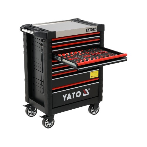 Шафа з інструментами YATO на колесах, 7 шуфляд, 775x 465x 985 мм, набір 190 елем. [1]