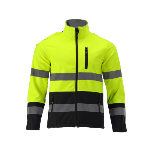 Куртка SOFTSHELL светоотражающая YATO размер 2XL; 3 кармана рост- 184-188 см 100%- полиэстер