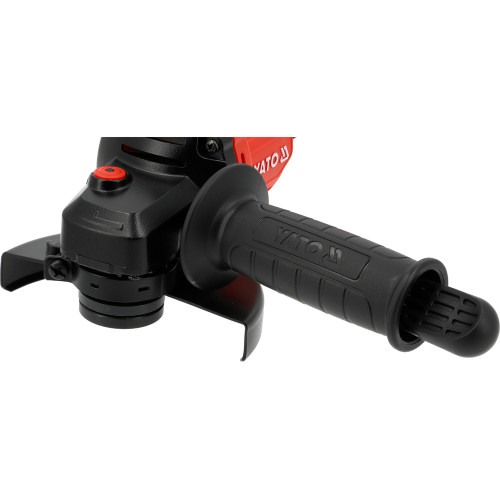 Шлифмашина угловая аккумуляторная бесщеточная YATO 18 В, 125 мм, плавный пуск БЕЗ АКБ YT-828253 