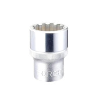 Головки универсальные 12-гранные Spline 1/4", L=25 мм FORCE 52Q04 (CR-V) Series
