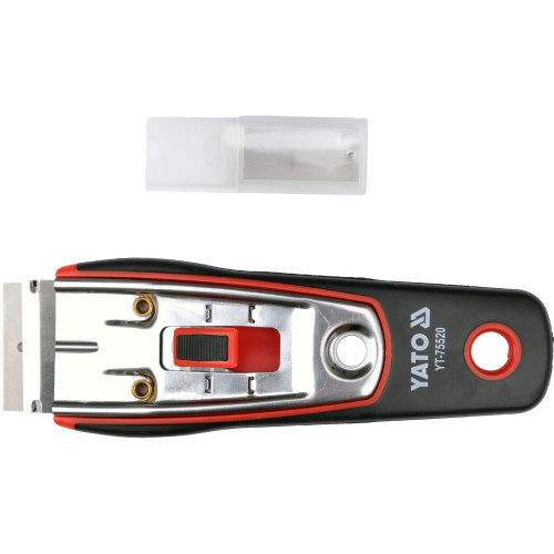 Скребок для стекла YATO 150 мм со сменным лезвием 39x21 мм + 5 запасных лезвий YT-75520