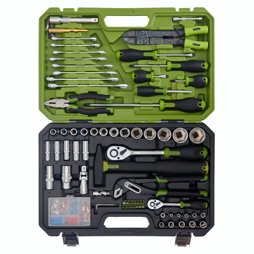 Универсальный набор инструмента 1/4" & 1/2", 109 предметов (6-гранные) Alloid NI-109P