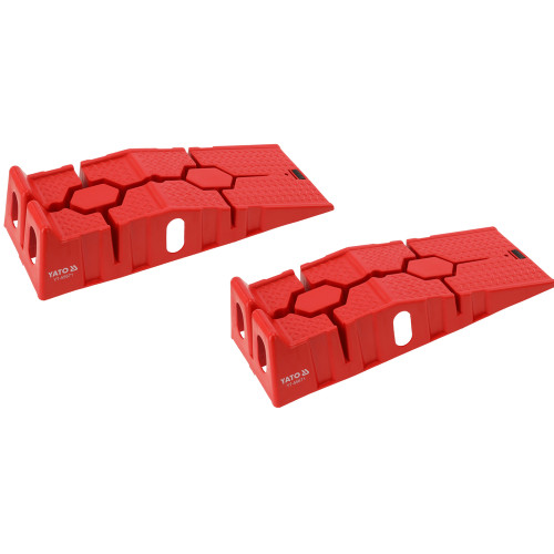 Рампи для автомобіля (2 шт.) YATO YT-55671, до 1,5 т на кожну, 900×330×200 мм (PP)