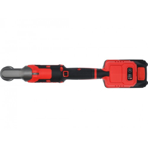 Аккумуляторная ударная трещотка YATO Li-Ion 18 В, 4 А·ч, 1/4", 160 Нм, 4 режима YT-828030