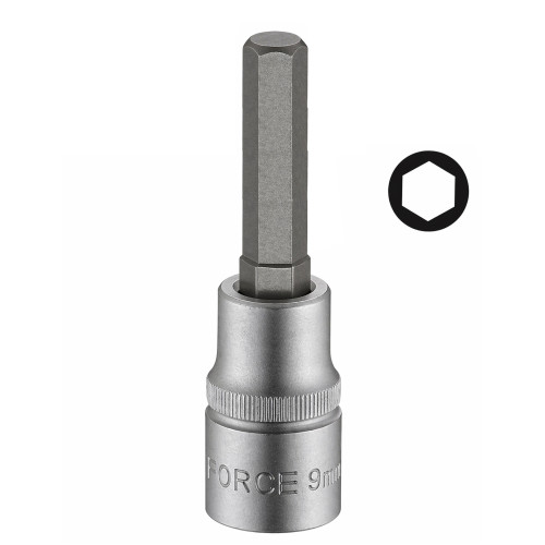 Головка-бита HEX 8 мм, привод 3/8", L=100 мм FORCE 33410008 F