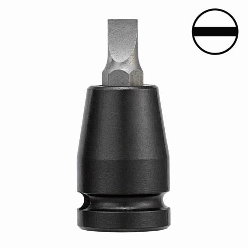Головка-біта шліцева (SL) ударна 16 мм, L=55 мм FORCE 2435516
