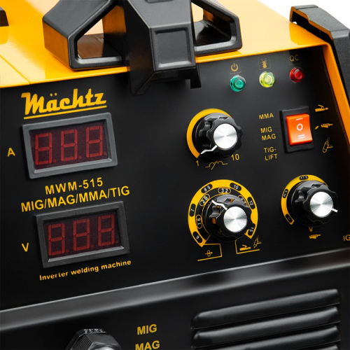 Сварочный полуавтомат Mächtz MWM-515 MIG/MAG/MMA/TIG, 8100 Вт, 30-200 А, проволока 0.6-1.2 мм