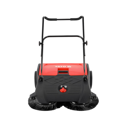 Ручная подметальная машина YATO YT-17410, ширина 75 см, контейнер 50 л