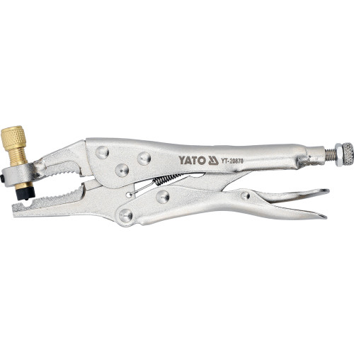 Клещи для слива хладагента из трубок YATO YT-20870, L=210 мм, для труб Ø до 8 мм.