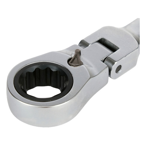 Набор ключей комбинированных коротких реверсивных с трещоткой на шарнире 8-17 мм, 6 шт YATO YT-16977