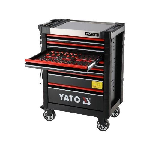 Шафа з інструментами YATO на колесах, 7 шуфляд, 775x 465x 985 мм, набір 190 елем. [1]