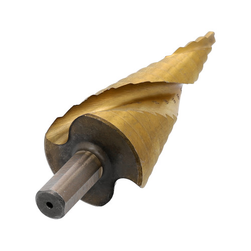 Сверло коническое ступенчатое по металлу YATO 4-32 мм, 15 ступеней, L 100/75 мм, до 4 мм YT-44748